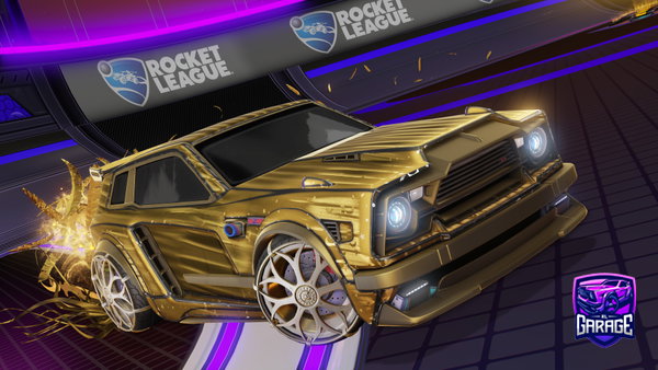 A Rocket League car design from davidbarragan98