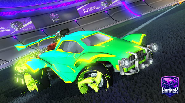 A Rocket League car design from Cboughey