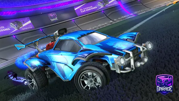 A Rocket League car design from MASTERBLUE