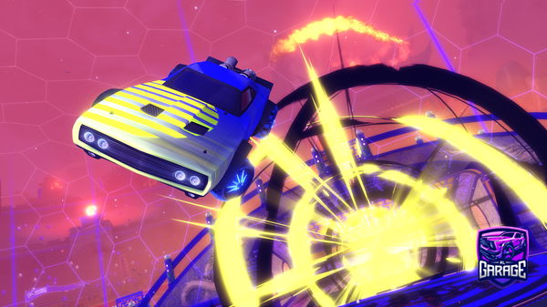 A Rocket League car design from PRPLDUCK