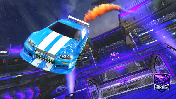 A Rocket League car design from SelflessGaming