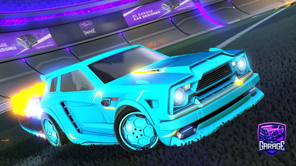 A Rocket League car design from NoodlezOG