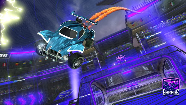 A Rocket League car design from Ironblast