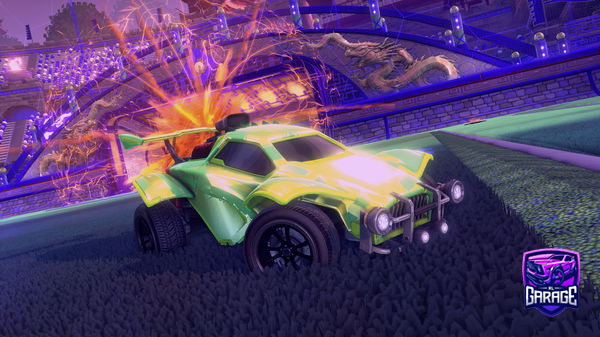 A Rocket League car design from iToasted