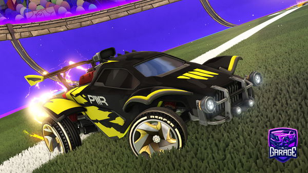 A Rocket League car design from PWR_Waffles