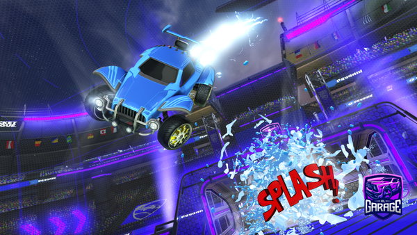 A Rocket League car design from AKUMAGOD6