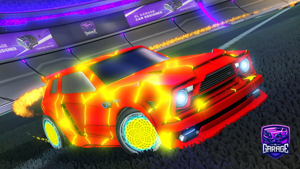 A Rocket League car design from OscarPatto