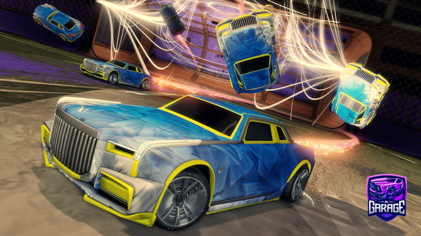 A Rocket League car design from DarkPasta