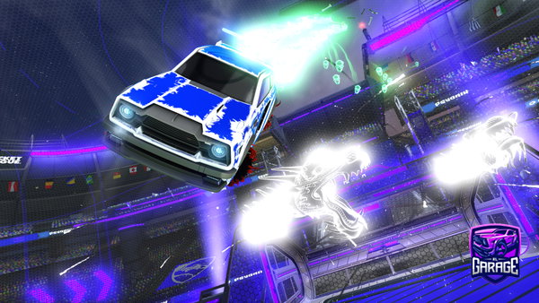 A Rocket League car design from Gothdevilking