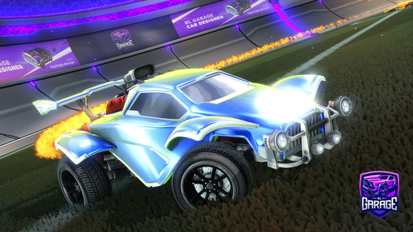 A Rocket League car design from Lizarnater4376