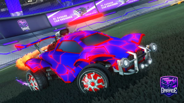 A Rocket League car design from Ghost_On_PS4