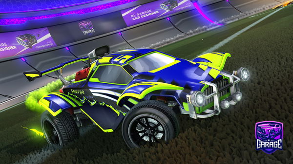 A Rocket League car design from Benny92