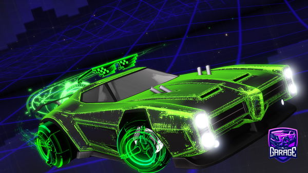 A Rocket League car design from Hdub