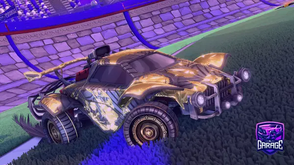 A Rocket League car design from -Goose-