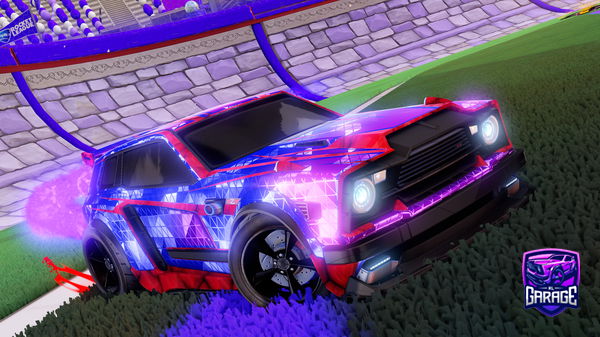 A Rocket League car design from BL4CK_N01R_RS