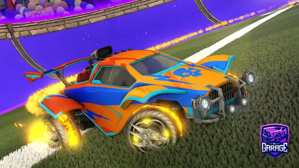 A Rocket League car design from SuddenlySam