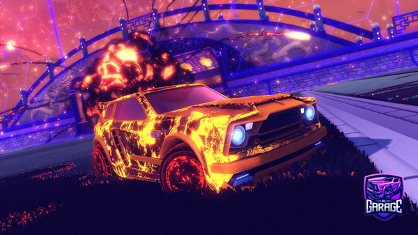 A Rocket League car design from AMI_791