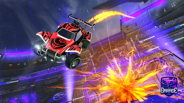 A Rocket League car design from Hellojustgot12515