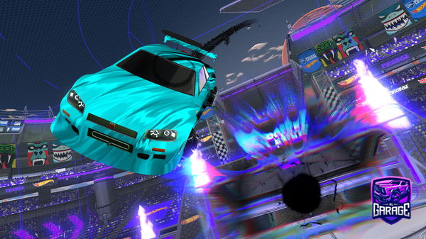 A Rocket League car design from Sellulator