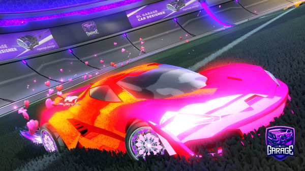 A Rocket League car design from Staticklips
