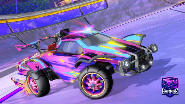 A Rocket League car design from Raiyu