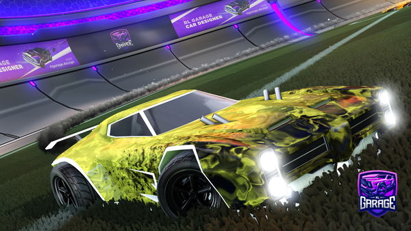 A Rocket League car design from Wolf_07