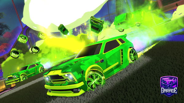 A Rocket League car design from Stopper