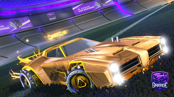 A Rocket League car design from DolnMag