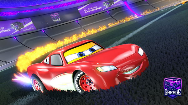 A Rocket League car design from Flixyez