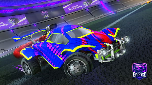 A Rocket League car design from BananBobo