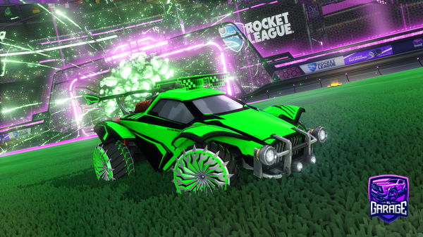 A Rocket League car design from vxflx