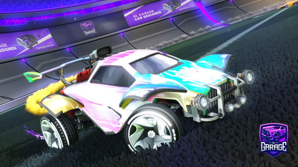 A Rocket League car design from Kay0172_