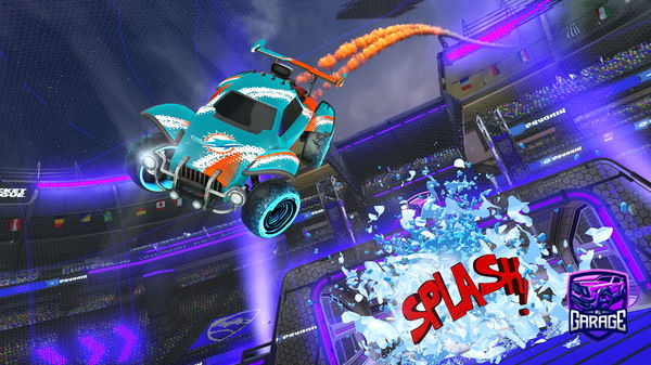 A Rocket League car design from WookieIsGarb