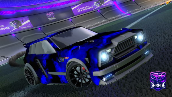 A Rocket League car design from choukrout234