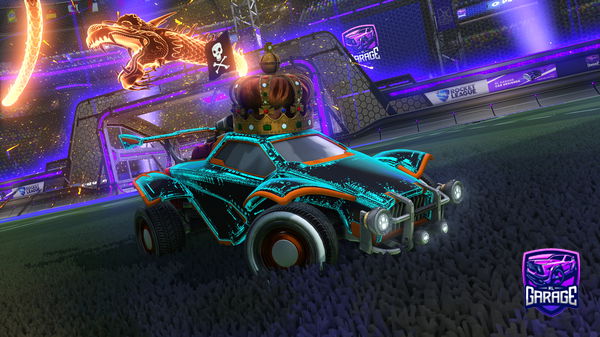 A Rocket League car design from Deamone