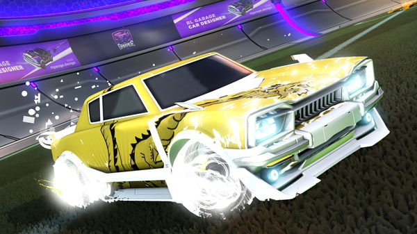 A Rocket League car design from leonprimer