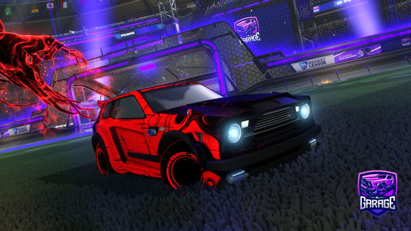 A Rocket League car design from Fade-Reece