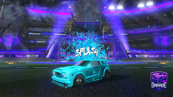 A Rocket League car design from Elinnnnnn