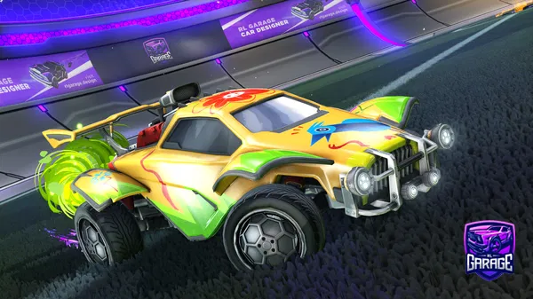 A Rocket League car design from LettuceMan5523