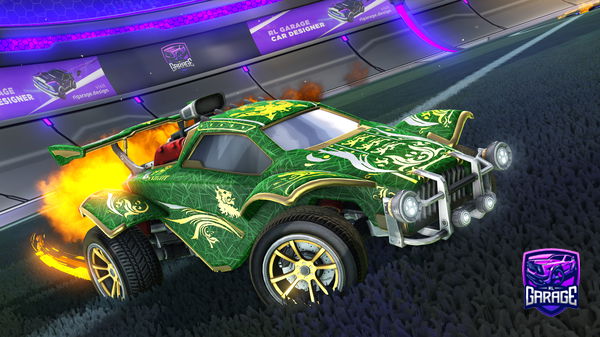 A Rocket League car design from Yehhhh