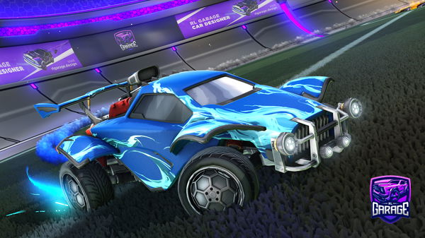 A Rocket League car design from Raydr