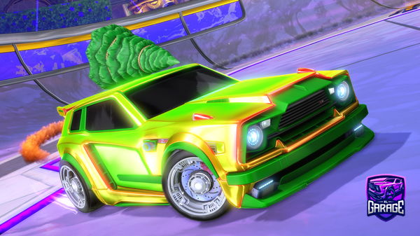 A Rocket League car design from moefennec