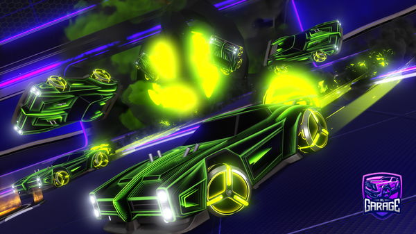 A Rocket League car design from Kyme404