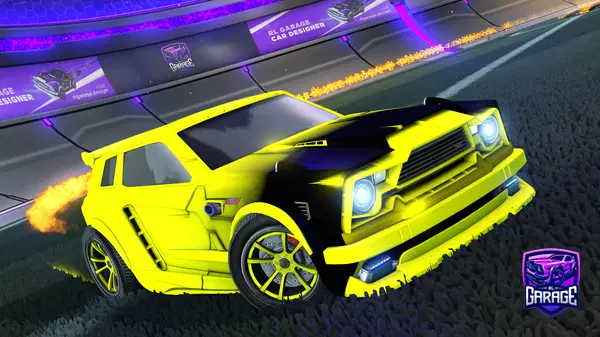 A Rocket League car design from PvtCreamy