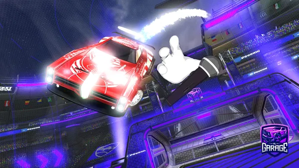 A Rocket League car design from Notfaru-__-