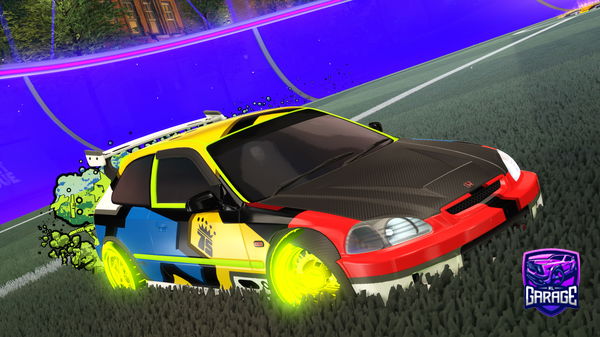 A Rocket League car design from Flying_Lama_11