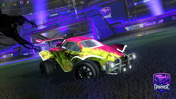 A Rocket League car design from verd698