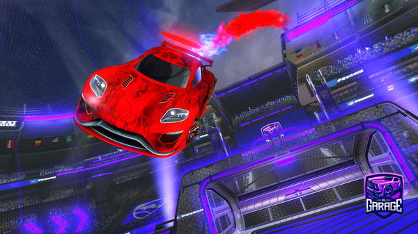 A Rocket League car design from wanted_disc289