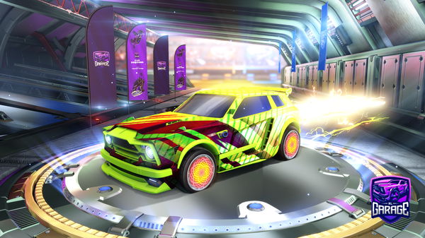 A Rocket League car design from MESSI_THEKING