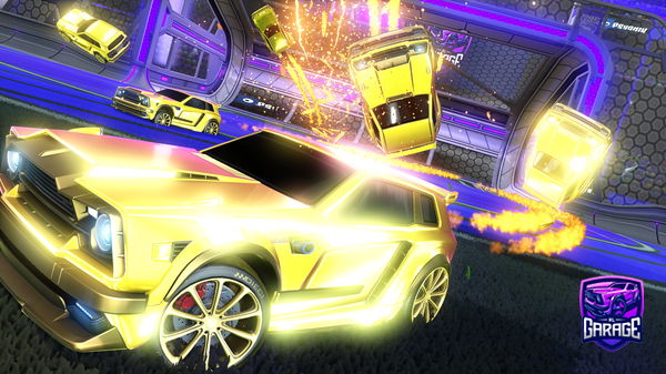 A Rocket League car design from JBLilPaper